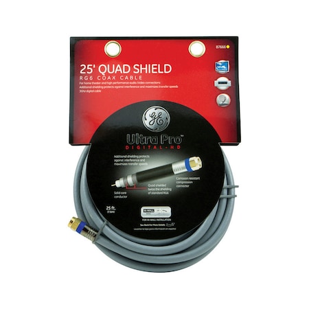 Ge GE Ultra Pro 25 ft. Coaxial Cable 33531